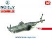La remorque Portaflot sans bateau en miniature Norev Jet-Car au 1/43e
