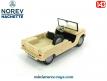 La Mehari Citroën de 1969 beige en miniature par Norev au 1/43e