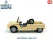 La Mehari Citroën de 1969 beige en miniature par Norev au 1/43e