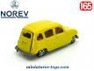 La Renault 4L jaune en miniature par Norev Mini-Jet 3 inches au 1/65e