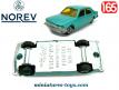La Peugeot 305 SR bleue en miniature par Norev Mini-Jet au 1/65e