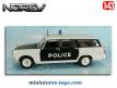 La Peugeot 404 break modèle 1967 Police en miniature par Norev au 1/43e