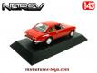 Le coupé Peugeot 504 rouge de 1969 en miniature par Norev au 1/43e