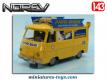 Le Peugeot J7 balai Paris Rhône du Tour de France miniature par Norev au 1/43e