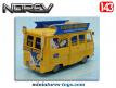 Le Peugeot J7 balai Paris Rhône du Tour de France miniature par Norev au 1/43e