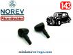 Deux phares non peints pour la Citroën Traction avant 15 Six miniature Norev