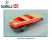La remorque porte bateau Rocca en miniature de Norev au 1/43e incomplète