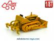Le Bulldozer Caterpillar D4D miniature de NZG au 1/87e