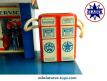 La station service garage Azur miniature du type jouet en tôle 1960