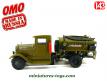 Le camion militaire russe ZIS 6 citerne en miniature de Omo au 1/43e