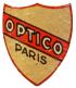 Un microscope jouet ancien de la marque Optico Paris
