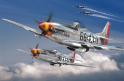 Le chasseur américain P-51 Mustang miniature par Racing Champions au 1/100e