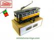 Le tramway jaune de Lisbone 1923 en miniature jouet de style ancien par Paya