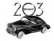 La Peugeot 203 berline noire en miniature par Eligor au 1/43e