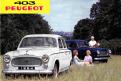 La Peugeot 403 bleue en voiture miniature par Jouef au H0 HO 1/87e