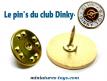 Le pin's épinglette du Club Dinky Toys en métal par Atlas Collections