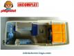 Le grand camping car en miniature de Playmobil incomplet