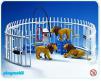 Les 5 grilles de la cage aux fauves du cirque miniature Playmobil