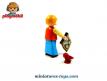 La petite fille articulée et l'oiseau rouge de Playmobil