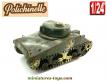 Le char Sherman miniature de Polichinelle Gobin Daudé au 1/24e incomplet