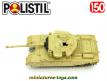 Le char Centurion Mk5 en miniature de Polistil au 1/50e incomplet