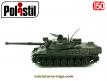 Le char allemand Leopard 1 en miniature par Polistil au 1/50e incomplet