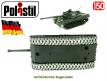 Le char allemand Leopard 1 en miniature par Polistil au 1/50e incomplet