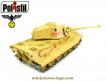 Le char allemand Konigstiger en miniature de Polistil au 1/50e incomplet