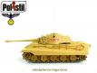 Le char allemand Konigstiger en miniature de Polistil au 1/50e incomplet