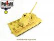 Le char allemand Konigstiger en miniature de Polistil au 1/50e incomplet