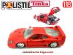 La Ferrari F40 en miniature par Polistil Tonka au 1/18e