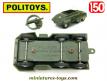 Le Combat car Ford M20 en miniature militaire Politoys au 1/50e incomplet