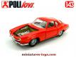 Le coupé Alfa Romeo Giulia SS de 1963 gris miniature au 1/43e