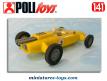La voiture de course Formule 1 Lotus 25 en miniature par Politoys au 1/41e