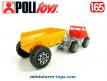 Le camion Mercedes Unimog benne articulée en miniature de Politoys au 1/65e