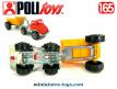 Le camion Mercedes Unimog benne articulée en miniature de Politoys au 1/65e