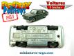 Le coupé Fiat 850 gris en miniature 3-inches par Penny Politoys au 1/66e