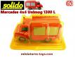 Le Mercedes Unimog secours routier pompiers miniature de Solido au 1/50e