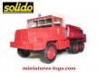 Le camion Berliet GBC 8KT 6x6 CCF pompiers de Solido au 1/50e