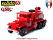 Le GMC 6x6 CCKW 353 citerne pompiers en miniature de Solido au 1/50e