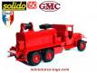 Le GMC 6x6 CCKW 353 citerne pompiers en miniature de Solido au 1/50e