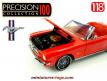 La Ford Mustang rouge de 1964 miniature par Precision Collection 100 au 1/18e