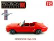 La Ford Mustang rouge de 1964 miniature par Precision Collection 100 au 1/18e