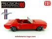 La Ford Mustang rouge de 1964 miniature par Precision Collection 100 au 1/18e