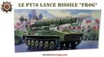 Le lanceur de missile russe PT 76 Frog en miniature Solido au 1/50e incomplet