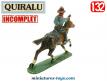 Le Cow Boy a Cheval tirant en figurine métal Far-West par Quiralu au 1/32e