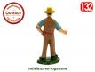 Un fermier en figurine métal de la ferme par Quiralu au 1/32e