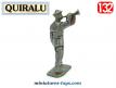 La figurine en métal du Marin français sonnant du clairon par Quiralu au 1/32e