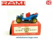 Le Double Phaéton Lion Peugeot 1908 en miniature par Rami au 1/43e incomplet
