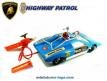 La Lamborghini Countach Police Us en miniature de Reel Toys au 1/6e incomplète
